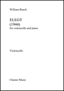 Cover for Elegy for Cello and Piano : Music Sales America by Hal Leonard