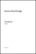 Cover for Tenebrae : Music Sales America by Hal Leonard