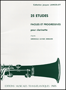Product Cover for 25 Etudes Faciles et Progressives Clarinet Music Sales America Softcover by Hal Leonard