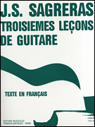 Sagreras Troisiemes Leyons  Guitare