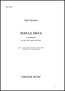 Popule Meus: A Meditation Solo Cello, Timpani, and Strings<br><br>Cello Part