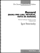 Renard Vocal Score – Revised Edition