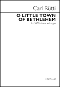O Little Town of Bethlehem SATB and Organ