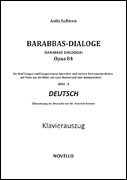 Barabbas-Dialoge (Barabbas Dialogues), Op. 84 Vocal Score
