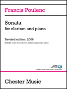 Sonata for Clarinet and Piano Revised Edition, 2006<br><br>Audio Edition