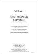 Good Morning, Midnight for Mezzo-Soprano and Chamber Ensemble