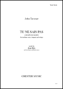Tu Ne Sais Pas (Vocal Score) for Medium Voice and Piano Accompaniment