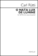 O Nata Lux de Lumine for SATB choir unaccompanied
