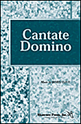 Cover for Cantate Domino : Shawnee Press by Hal Leonard