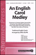 Cover for An English Carol Medley : Shawnee Press by Hal Leonard