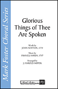 Cover for Glorious Things of Thee Are Spoken : Mark Foster by Hal Leonard