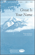 Product Cover for Great Is Your Name  Shawnee Sacred  by Hal Leonard
