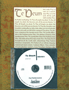Te Deum Preview Pak (Book/ CD)