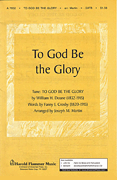 Cover for To God Be the Glory : Shawnee Sacred by Hal Leonard