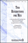 Cover for Two Benedictions for Men : Shawnee Sacred by Hal Leonard