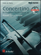 Concertino in Russian Style, Opus 35 Viola & Piano