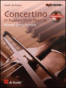 Concertino in Russian Style, Opus 35 Violin & Piano
