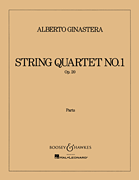 String Quartet No. 1, Op. 20 Set of Parts