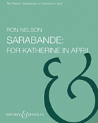 Sarabande – For Katherine in April Score and Parts