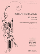 12 Waltzes from Op. 39 Score and Parts