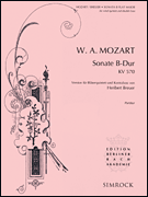 Sonata in B-Flat Major, K. 570 Score and Parts