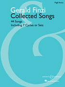 Collected Songs 44 Songs, including 7 Cycles or Sets<br><br>High Voice