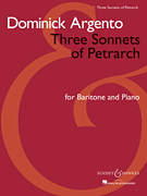 Three Sonnets of Petrarch for Baritone and Piano
