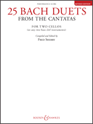 25 Bach Duets from the Cantatas (Revised Edition) Two Cellos<br><br>Performance Score