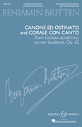Canone ed Ostinato and Corale con Canto from Cantata academica, Carmen basiliense