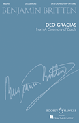 Deo Gracias (from <i>A Ceremony of Carols</i>) SATB and Harp or Piano