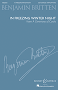 In Freezing Winter Night (from A Ceremony of Carols) SSS and Harp or Piano, New Edition