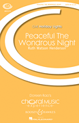 Peaceful the Wondrous Night SATB with organ and optional trumpet