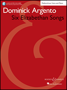 Six Elizabethan Songs – Medium/Low Voice – New Edition – With Online Accompaniments