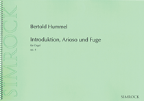 Introduktion, Arioso und Fuge, Op. 4 Organ