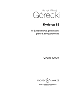 Kyrie, Op. 83 SATB with Piano Accompaniment