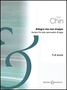Allegro Ma Non Troppo for Percussion and Tape – Score