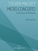 Micro-Concerto for Percussionist and Mixed Quintet<br><br>Solo Percussion Part