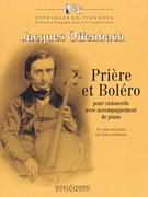Prière et Boléro Cello and Piano