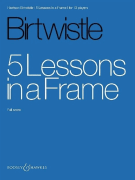 5 Lessons in a Frame Ensemble<br><br>Score