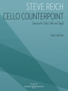 Cello Counterpoint (Version for Solo Cello and Tape) Solo Cello Part