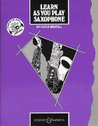 Learn As You Play Saxophone Book/ Online Audio