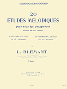 20 Etudes Mélodiques pour tous les Saxophones – Volume 1 [20 Melodic Studies for All Saxophones]