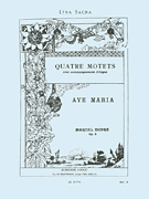 Quatre Motets – Ave Maria, Op. 9