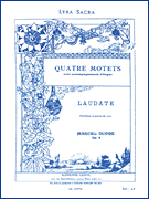 Quatre Motets &ndash; Laudate Dominum, Op. 9 No. 4 Choral Mixed Accompanied