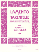 Lamento et Tarentelle for Clarinet and Piano