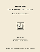 Chanson du Rien for Medium Voice and Piano
