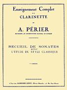 Recueil de Sonates – Volume 3 for Clarinet