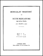 Suite Miniature – H192, No. 6 for Cello and Piano