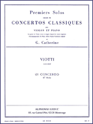Premiers Solos Concertos Classiques No. 13 for Violin and Piano