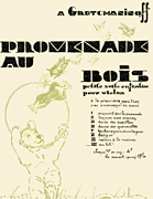 Promenade au Bois Op. 143, No. 8 – Au Lit for Violin and Piano